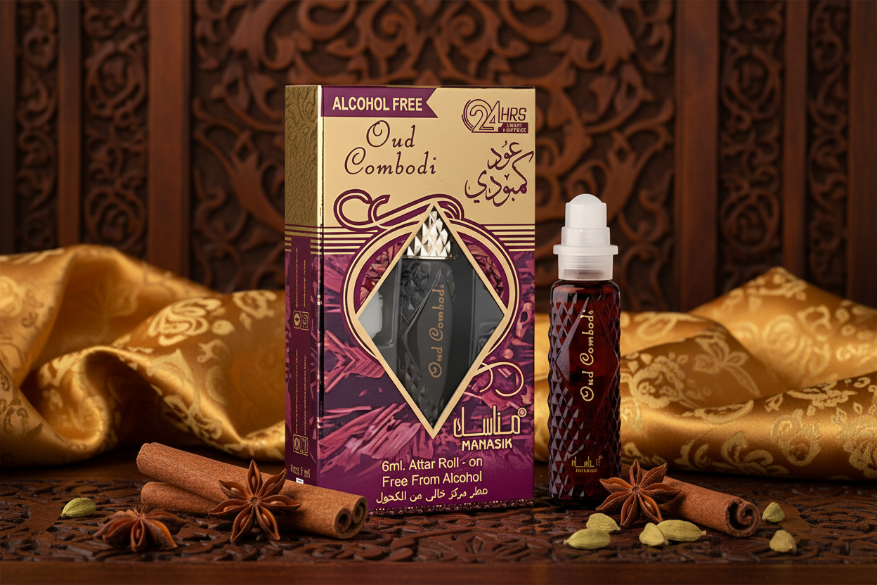 Parfum Roll On Sans Alcohol Oud Combodi
